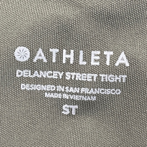 Athleta Delancy Street Tight Olive Green Size ST Small Tall - Picture 5 of 9